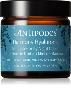 Antipodes Harmony Hyaluronic Manuka Honey Night Cream vlažilna nočna krema 60 ml