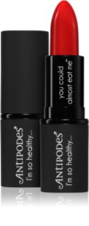 Antipodes Moisture-Boost Natural Lipstick batom nutritivo tom Forest Berry Red 4 g