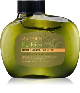 Antipodes Fig + Feijoa Repair & Nourish posilující šampon pro suché a poškozené vlasy 340 ml