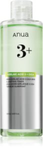 Anua Azelaic Acid 3+ Cica Clarifying Toner mehčalni tonik s pomirjajočim učinkom 250 ml