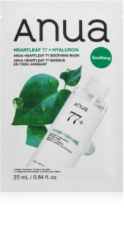 Anua Heartleaf 77 Soothing Mask Calming Face Sheet Mask with moisturising effect 25 ml