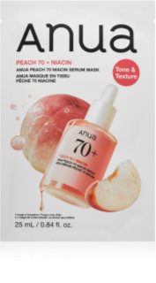 Anua Peach 70 Niacin Serum Mask Sheet maska za posvjetljivanje 25 ml