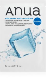 Anua 8 Hyaluronic Acid Catechin Cool Slim Mask Feuchtigkeitsspendende Tuchmaske mit kühlender Wirkung 24 ml