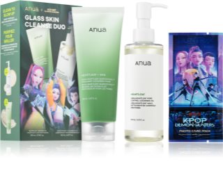 Anua K-Pop Demon Hunters Double Cleansing Duo Set darčeková sada pre hĺbkové čistenie