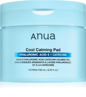 Anua 8 Hyaluronic Acid Catechin Calming Pad zklidňující polštářky s chladivým účinkem 110 ks