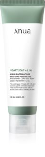 Anua Heartleaf LHA Moisture Peeling Gel gyengéd géles peeling az aknéra hajlamos érzékeny bőrre 120 ml