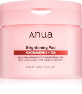 Anua Niacinamide 5% + TXA Brightening Pad tonizujące płatki do twarzy do rozjaśnienia i nawilżenia 60 szt.