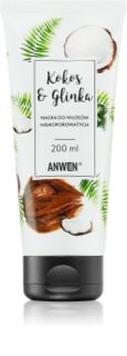 Anwen Coconut & Clay maschera per capelli Low Porosity 200 ml