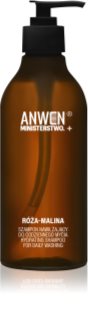 Anwen x Ministerstwo shampoo idratante per capelli secchi Raspberry & Rose 200 ml