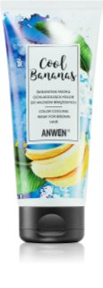 Anwen Cool Bananas mască colorantă pentru par saten spre inchis 200 ml