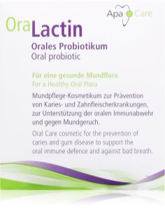 ApaCare OraLactin Oral Probioticum opieka profilaktyczna przeciw próchnicy 30x1 g