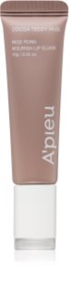 A’pieu Rice PDRN Nourish Lip Elixir tonirani balzam za ustnice s hranilnim učinkom odtenek 06 Cocoa Teddy Hug 10 g