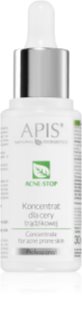 Apis Natural Cosmetics Acne-Stop Professional Konzentrat für fettige Haut mit Neigung zu Akne 30 ml