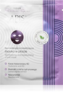 Apis Natural Cosmetics Home Spa moisturising face sheet mask for the face 20 g