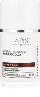 Apis Natural Cosmetics Coffee Shot masque yeux avec effet revitalisant 50 ml