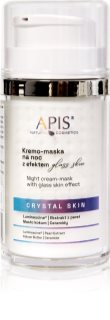 Apis Natural Cosmetics Crystal Skin cremă-mască de noapte pentru luminozitate si hidratare 50 ml