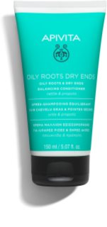 Apivita Oily Roots & Dry Ends Balancing Conditioner Palsam rasusele peanahale ja kuivadele juukseotstele 150 ml