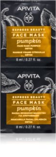 Apivita Express Beauty Pumpkin detoksykująca maseczka do twarzy 2 x 8 ml