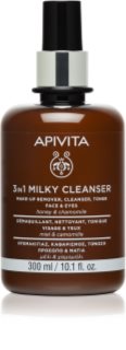Apivita Cleansing Milk Face & Eyes 3-i-1 rensende lotion til ansigt og øjne