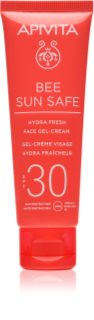 Apivita Bee Sun Safe Hydra Fresh Face Gel-Cream SPF30 hidratáló géles krém SPF 30 50 ml