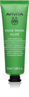 Apivita Face Mask Aloe frissítő maszk élénk és hidratált bőr 50 ml
