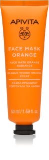 Apivita Face Mask Orange masque hydratant illuminateur 50 ml