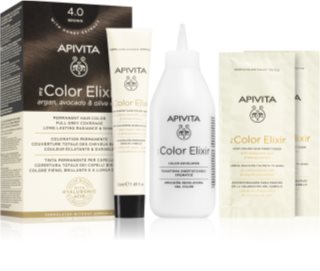 Apivita My Color Elixir боя за коса без амоняк цвят 4.0 Brown 1 бр.