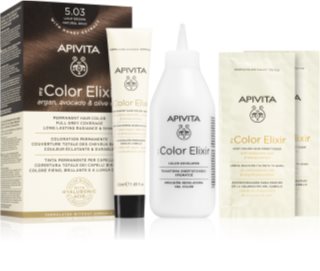 Apivita My Color Elixir farba na vlasy bez amoniaku odtieň 5.03 Light Brown Natural Gold 1 ks