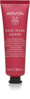 Apivita Face Mask Grape masque nourrissant et raffermissant 50 ml