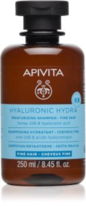 Apivita Hyaluronic Hydra Fine Hair Moisturizing Shampoo hydratisierendes Shampoo für feines Haar 250 ml