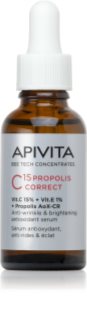 Apivita Bee Tech Concentrates C15 Propolis Correct Serum Antioxidatives straffendes Gesichtshaut-Serum 30 ml