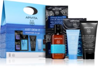 Apivita Just Dew It Set utazó szett kozmetikumokra az intenzív hidratálásért