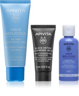 Apivita Aqua Beelicious Hydrating & Refreshing Routine Set набір для догляду за шкірою для освітлення та зволоження