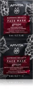 Apivita Express Beauty Grape ujędrniająca maseczka do twarzy 2x8 ml