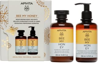 Apivita Bee My Honey Shower Gel & Body Milk Set σετ δώρου για έντονη ενυδάτωση