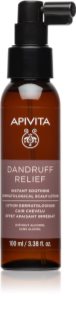 Apivita Dandruff Relief Instant Soothing Dermatological Scalp Lorion spray apaisant anti-irritation et démangeaison du cuir chevelu 100 ml