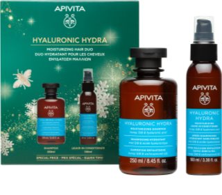 Apivita Hyaluronic Hydra Moisturizing Hair Duo Weihnachtsgeschenk-Set für intensive Hydratisierung