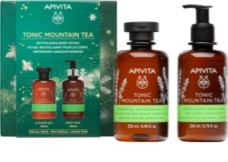 Apivita Tonic Mountain Tea Revitalizing Body Ritual vianočná darčeková sada na regeneráciu pokožky
