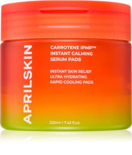 APRILSKIN Carrotene IPMP Instant Calming Serum Pads płatki oczyszczające o działaniu uspokajającym 80 szt.