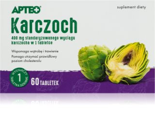 Apteo Karczoch tabletki na wsparcie trawienia 60 tabletek