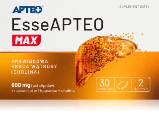 Apteo EsseAPTEO MAX kapsułki na poprawę czynności wątroby 30 caps.