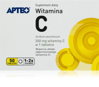 Apteo Witamina C tabletki na wsparcie układu odpornościowego