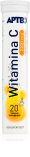 Apteo Witamina C 1000 mg tabletki musujące na wsparcie układu odpornościowego smak Lemon 20 tabletek