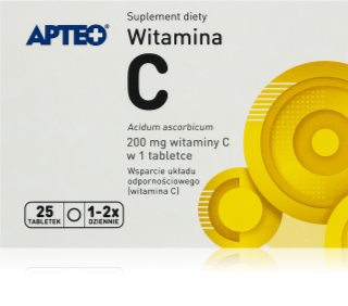 Apteo Witamina C tabletki na wsparcie układu odpornościowego