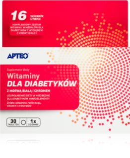 Apteo Witaminy dla diabetyków tabletki do wsparcia metabolizmu 30 tabletek