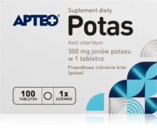 Apteo Potas tabletki na prawidłową czynność układu nerwowego 100 tabletek