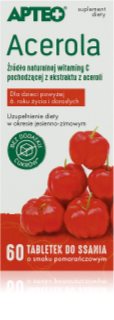 Apteo Acerola tabletki na wsparcie układu odpornościowego 60 tabletek