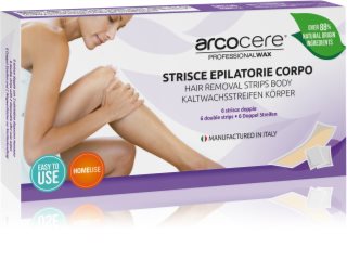 Arcocere Professional Wax Wax Strips for Hair Removal for the body for women 6 pc