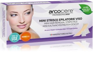 Arcocere Professional Wax paski do depilacji woskiem do twarzy dla kobiet 10 szt.