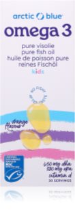 Arctic Blue Omega 3 Kids podpora správného fungování organismu pro děti příchuť Orange 150 ml